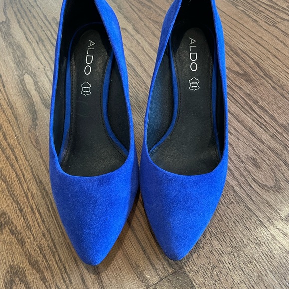 Aldo Blue heels size 9 - Picture 2 of 5